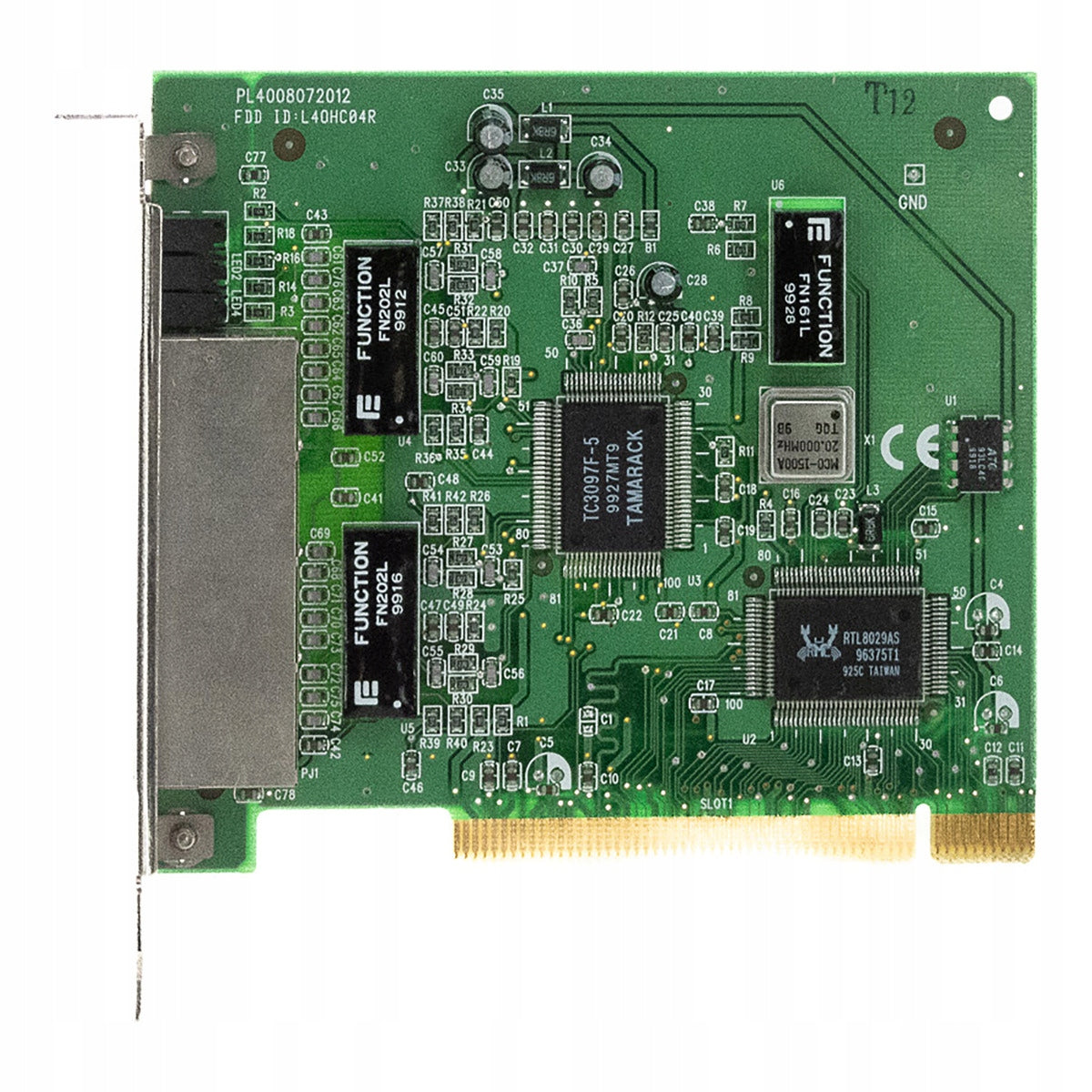 REALTEK PL4008072012 4-PORT 10/100Mbps RJ45 PCI Network Card