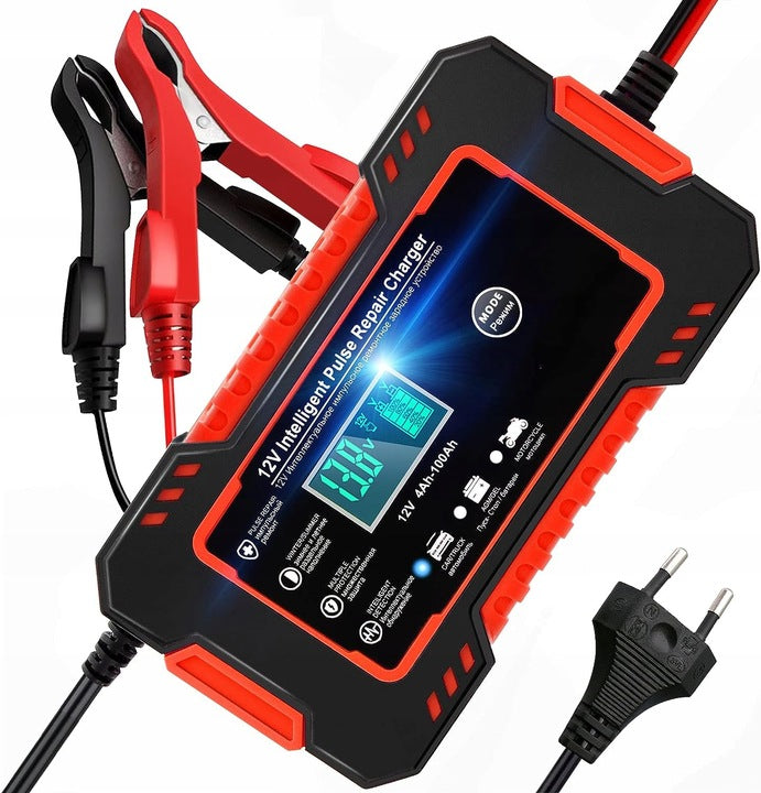 RECTIFIER AUTOMATIC SMART CHARGER FOR BATTERY LCD 12V 6A
