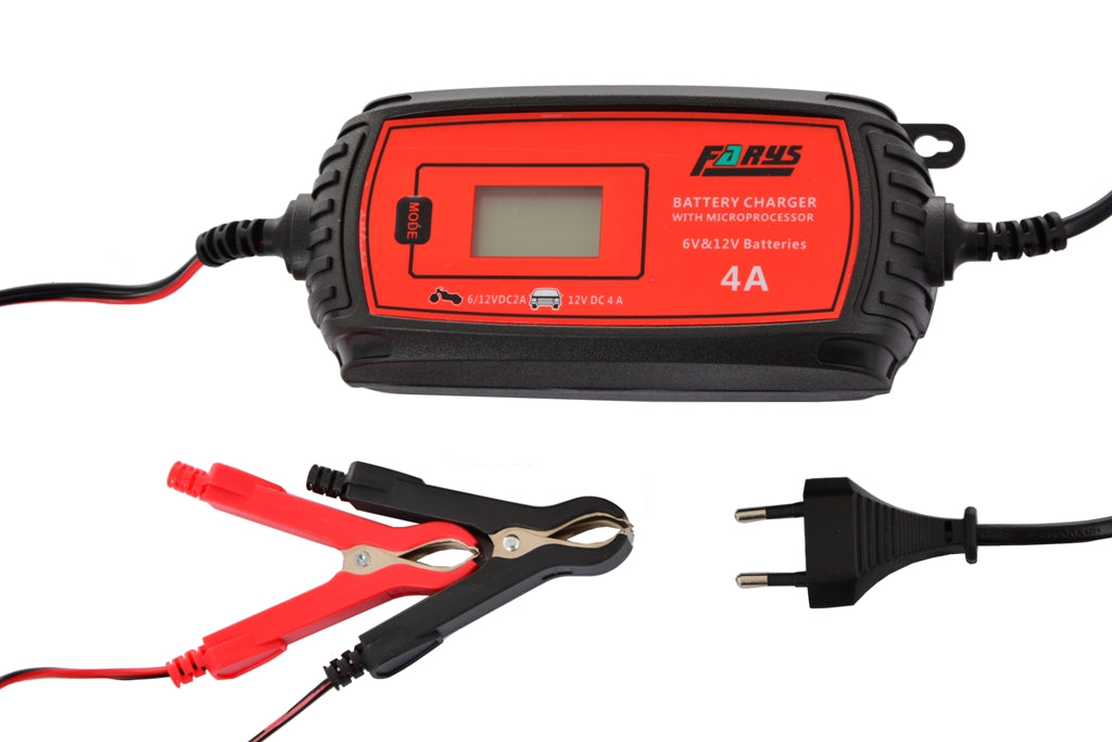 RECTIFIER CHARGER FOR BATTERY 6V 12V LCD 4A