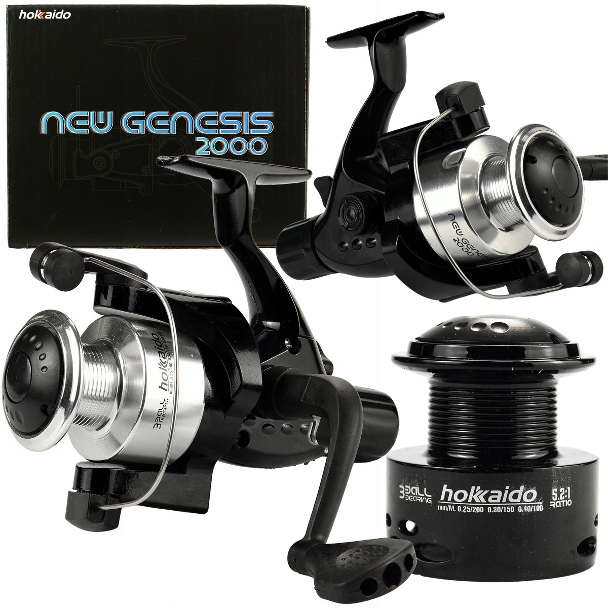 REEL HOKKAIDO NEW GENESIS 2000 + ADDITIONAL SPOOL