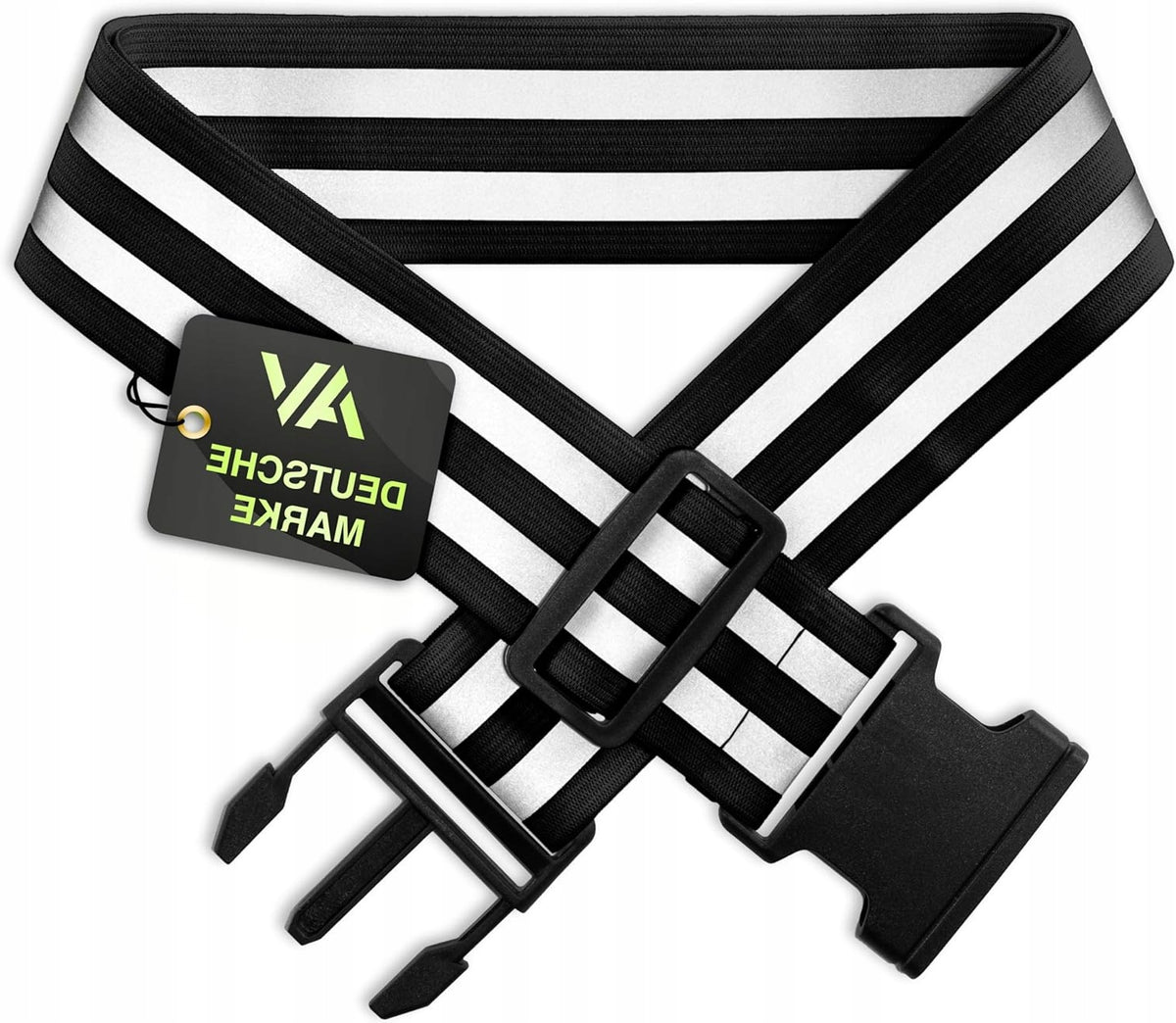 REFLECTIVE SAFETY STRAP FOR RUNNING AND CYCLING