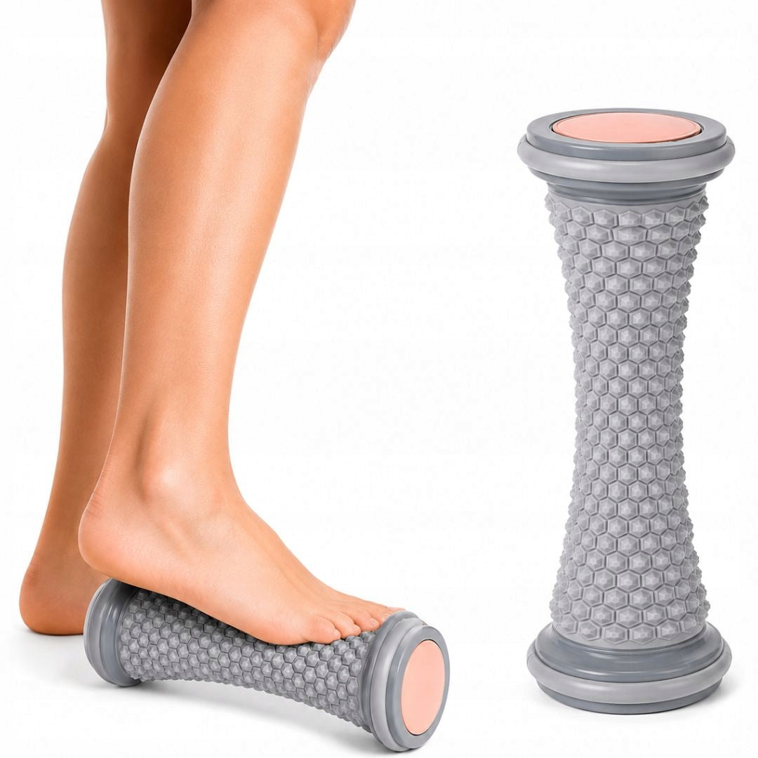 REHABILITATION ROLLER FOR ROLLER MASSAGE WITH PROJECTIONS WHEELS SELF-MASSAGE FEET