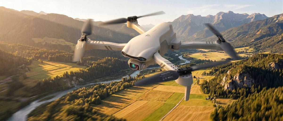 REMOTE CONTROLLED DRONE 1AKU RANGE 2000M 30Min INDUCTION MOTORS CONTROLLER Packaging status original