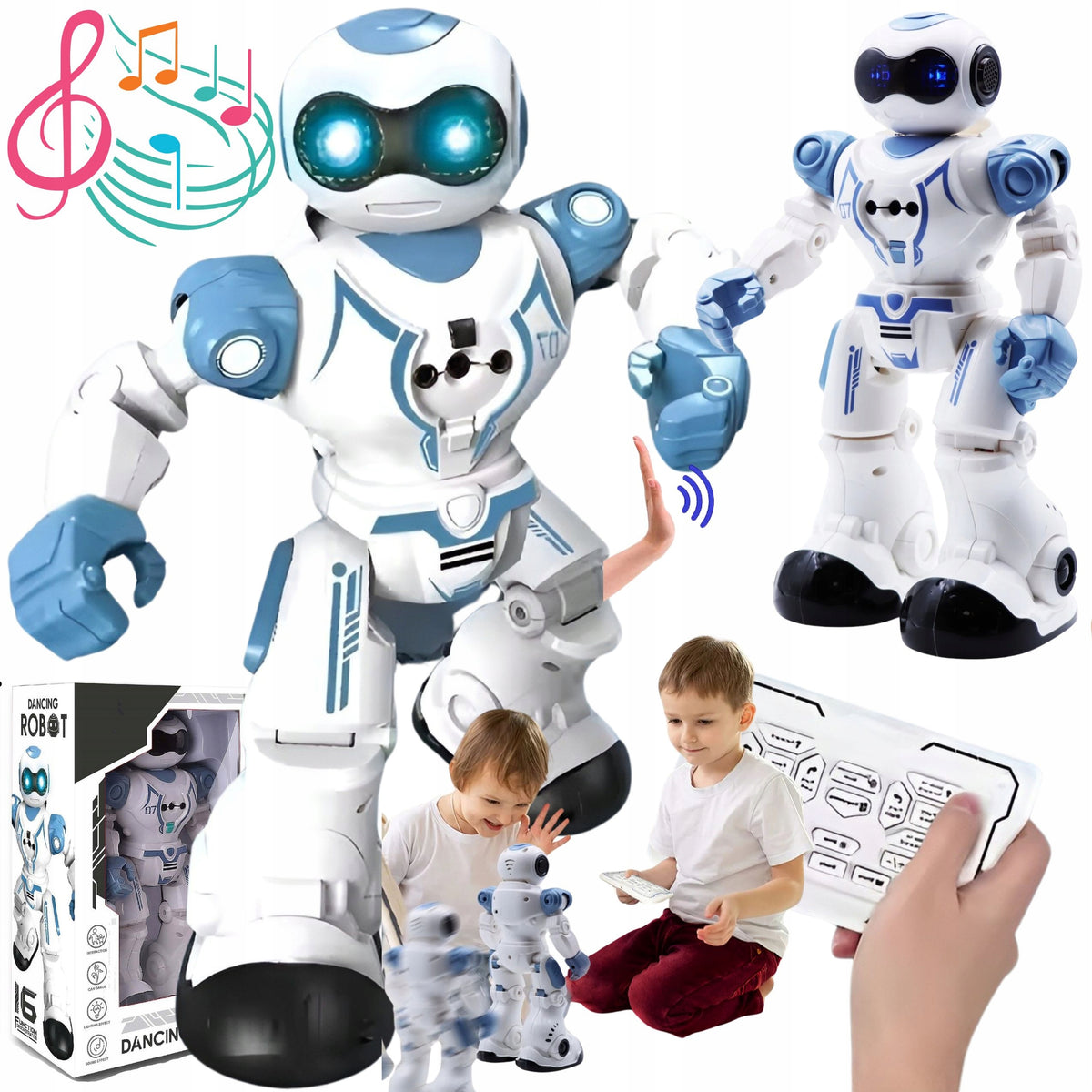REMOTE CONTROLLED ROBOT INTELLIGENT FOR REMOTE CONTROL INTERACTIVE GESTURES RC 3L+
