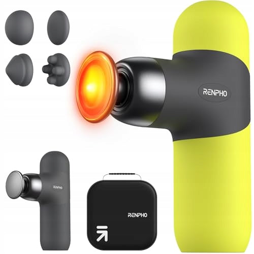 RENPHO Mini Thermal Massager with Heat Function Grey Portable Massager
