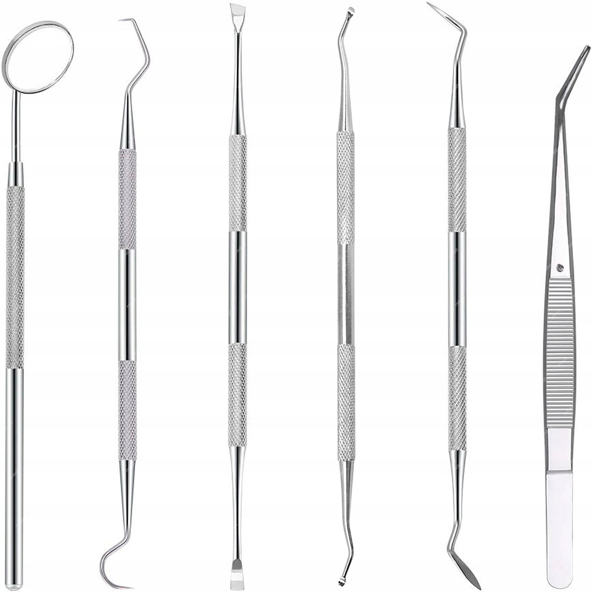 REPAIR TOOL KIT DENTAL MIRROR HOOKS SCRAPERS OPENERS 6in1 Packaging status original