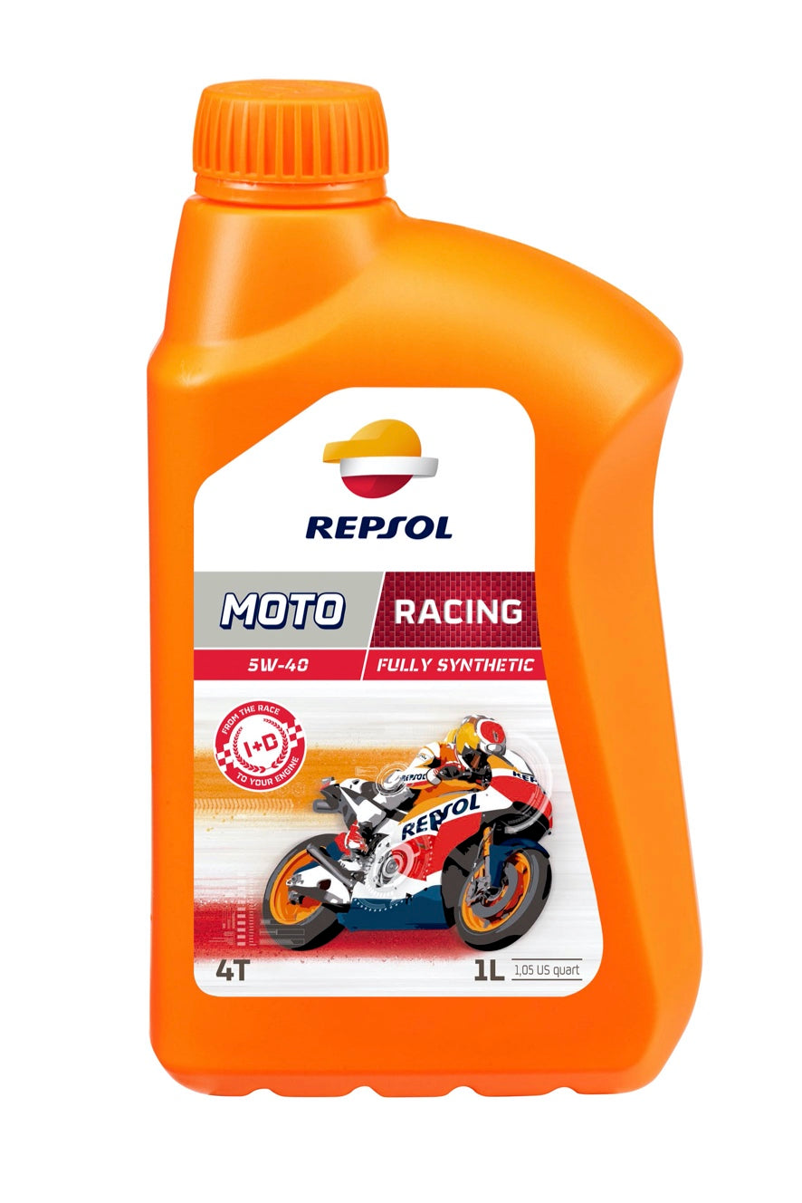 REPSOL MOTO RACING 4T 5W40 1L - 100% SYNTHETIC!