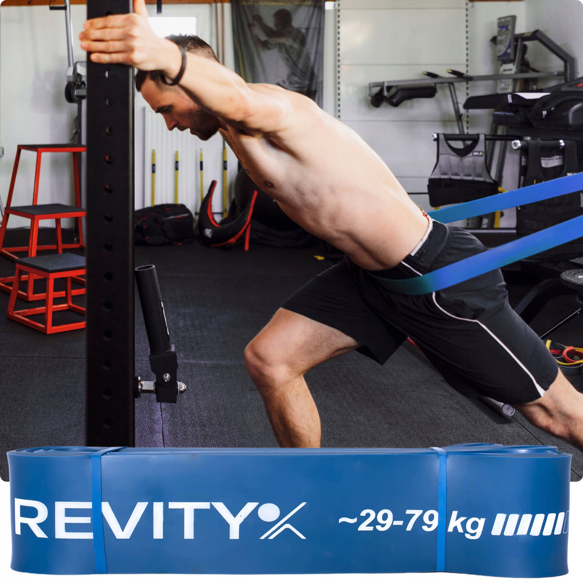 RESISTANCE RUBBER FOR PULL-UP EXERCISES PREMIUM 29-79 kg Packaging status original