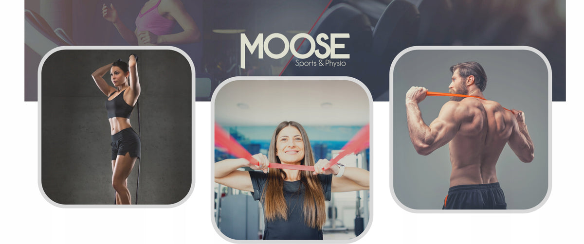RESISTANCE RUBBER POWER BAND MOOSE YELLOW LIGHT FITNESS Color yellow