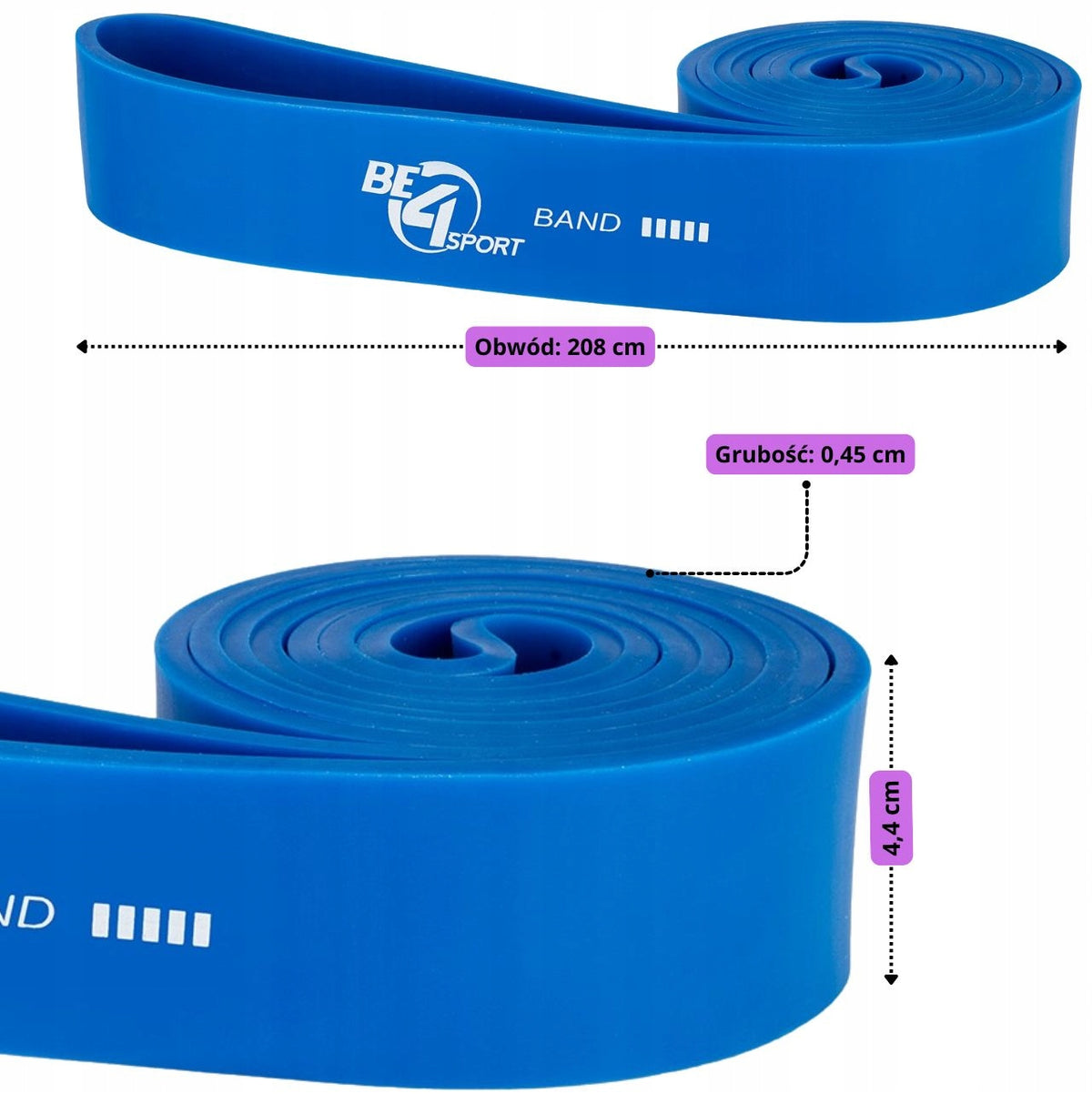 RESISTANCE TRAINING RUBBER DURABLE ELASTIC BAND POWER BAND Resistance 23-54kg Packaging status original