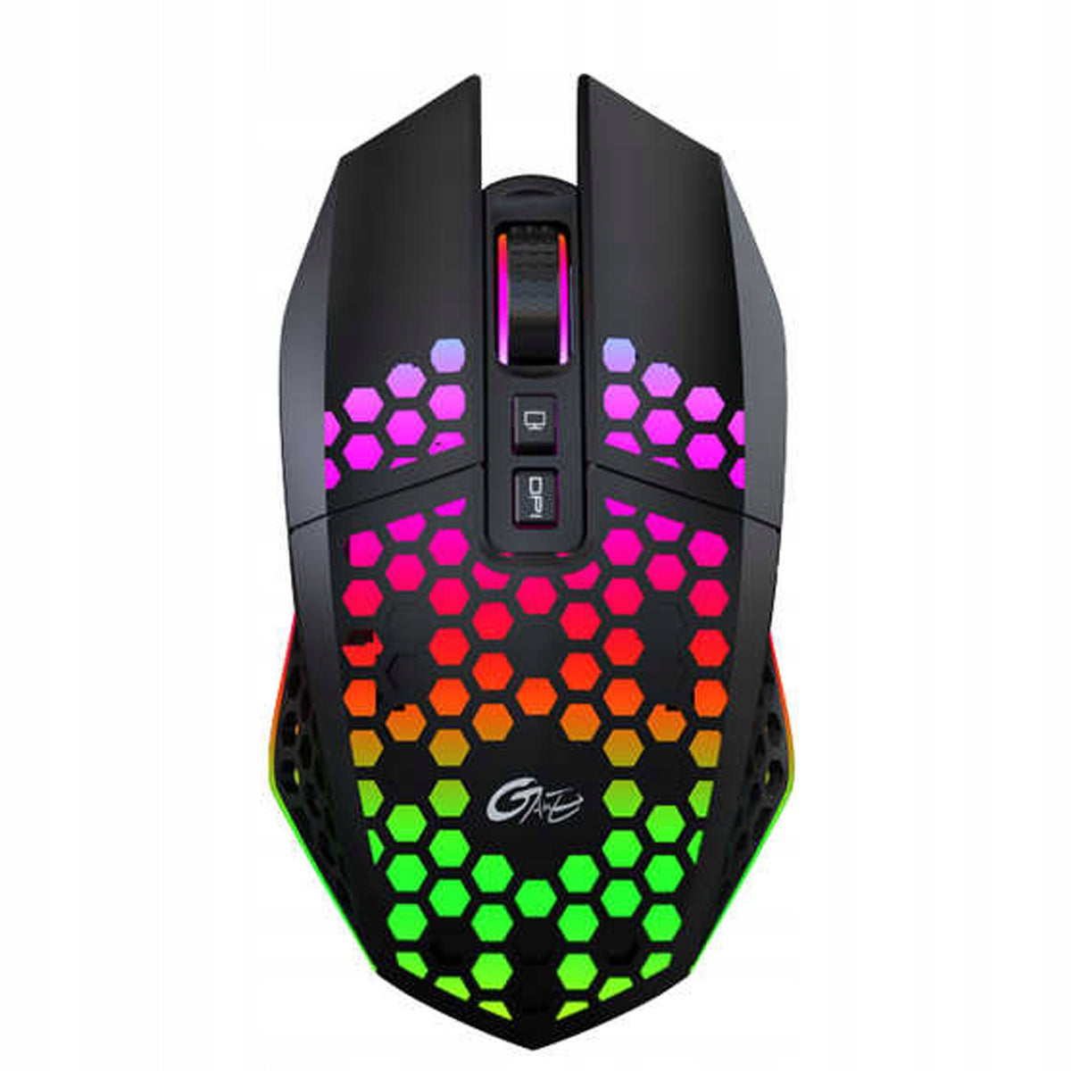RGB Gaming Mouse Wireless 2.4GHz 1600DPI 8 Buttons USB Color black