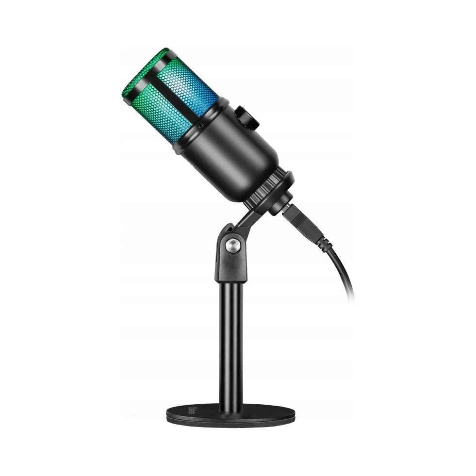 RGB STREAMING Computer Microphone Gaming Studio Condensing USB