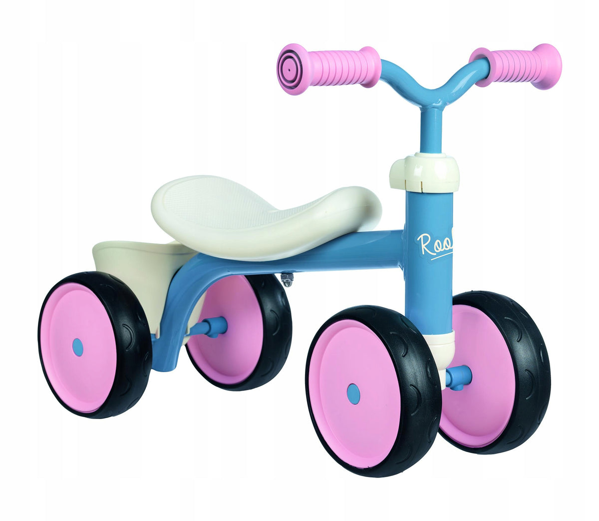 RIDER ROOKIE RIDE-ON FOUR-WHEELED BIKE 12M+ PINK SMOBY 12M+