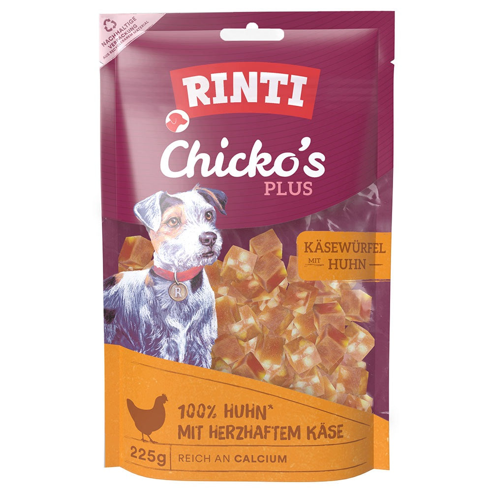 RINTI Extra Chicko Plus, Cheese Cubes - 225 g