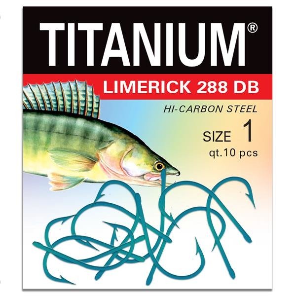ROBINSON Titanium LIMERICK Hook 288DB #1 10pcs