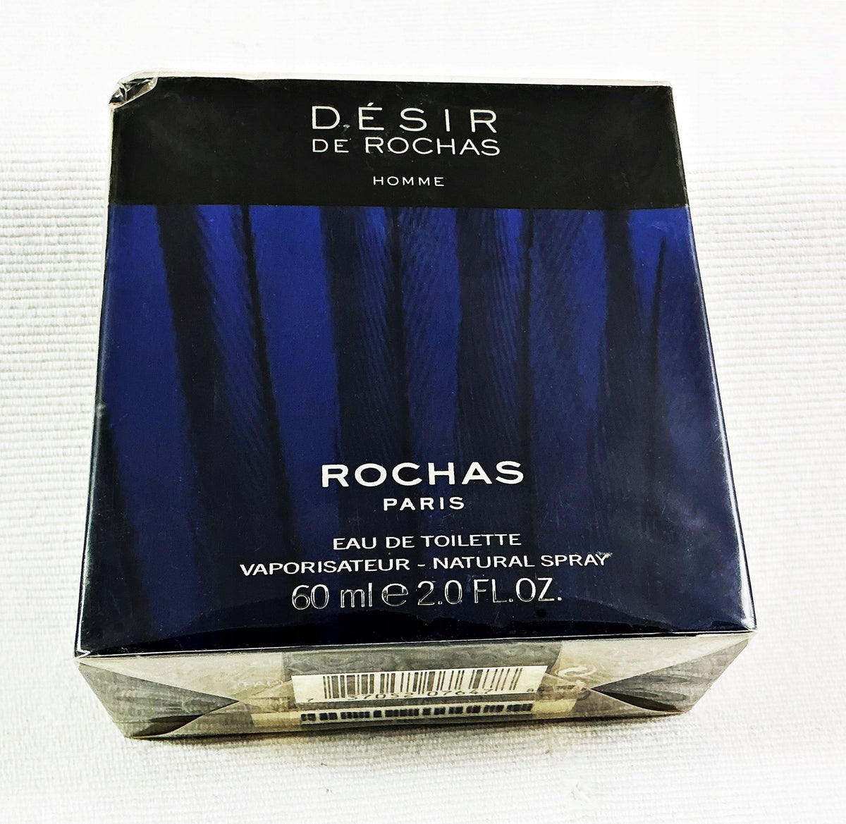ROCHAS DESIR DE ROCHAS HOMME 60 ML EAU DE TOILETTE RARE Packaging status original