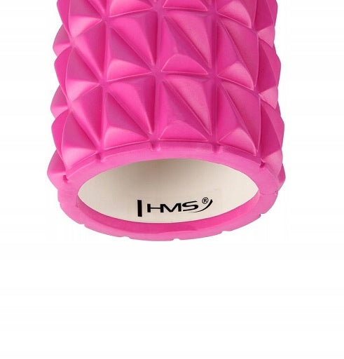 ROLLER 45 cm WITH PROJECTIONS REHABILITATION FOR MASSAGE EXERCISE ROLLER PINK