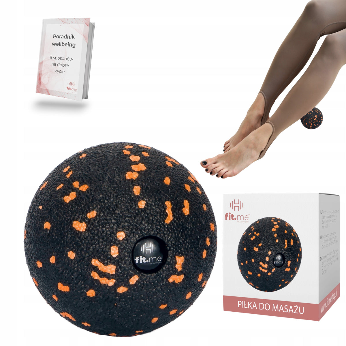 ROLLER SMOOTH BALL FOR MUSCLE MASSAGE IN CARTON EPP HARD 8 CM FIT.ME