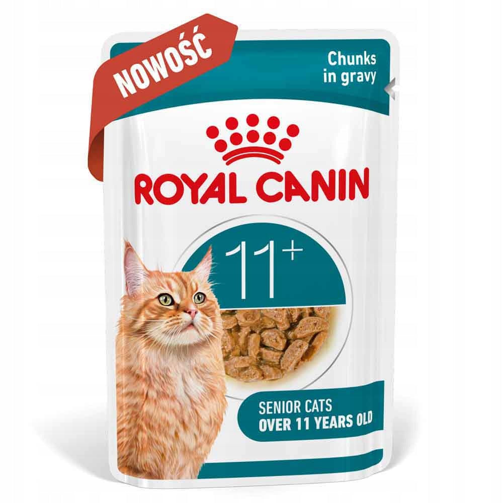ROYAL CANIN wet cat food, Senior Ageing 11+, sauce12x85 g