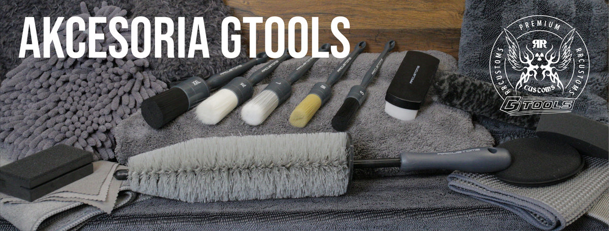 RR Customs GTools Soft Rim Brush XL 52cm For Wheel Cleaning Packaging status original