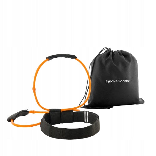 RUBBER BELT WITH ELASTIC RESISTANCE BANDS FOR GLUTEAL EXERCISES