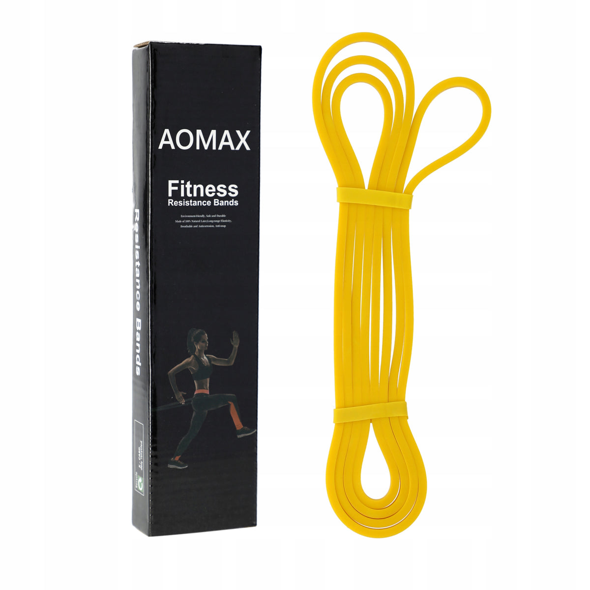 RUBBER RESISTANCE FITNESS EXERCISE TAPE CROSSFIT 3-7kg Packaging status original