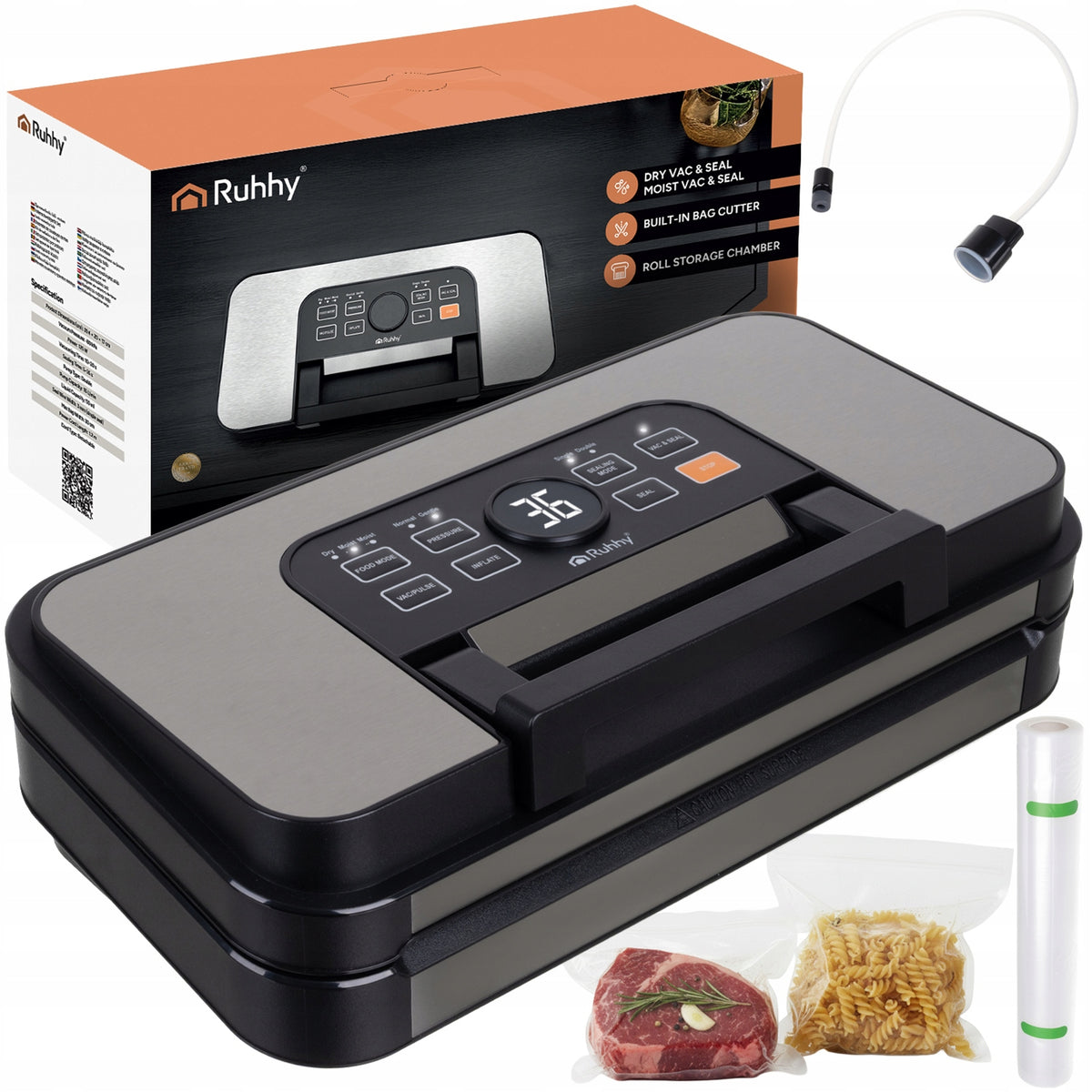 RUHHY 125W DOUBLE WELDING FOOD PACKAGING MACHINE