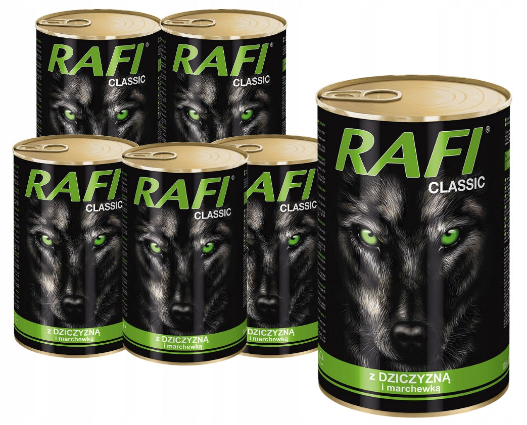 Rafi wet food venison 6x 1240g