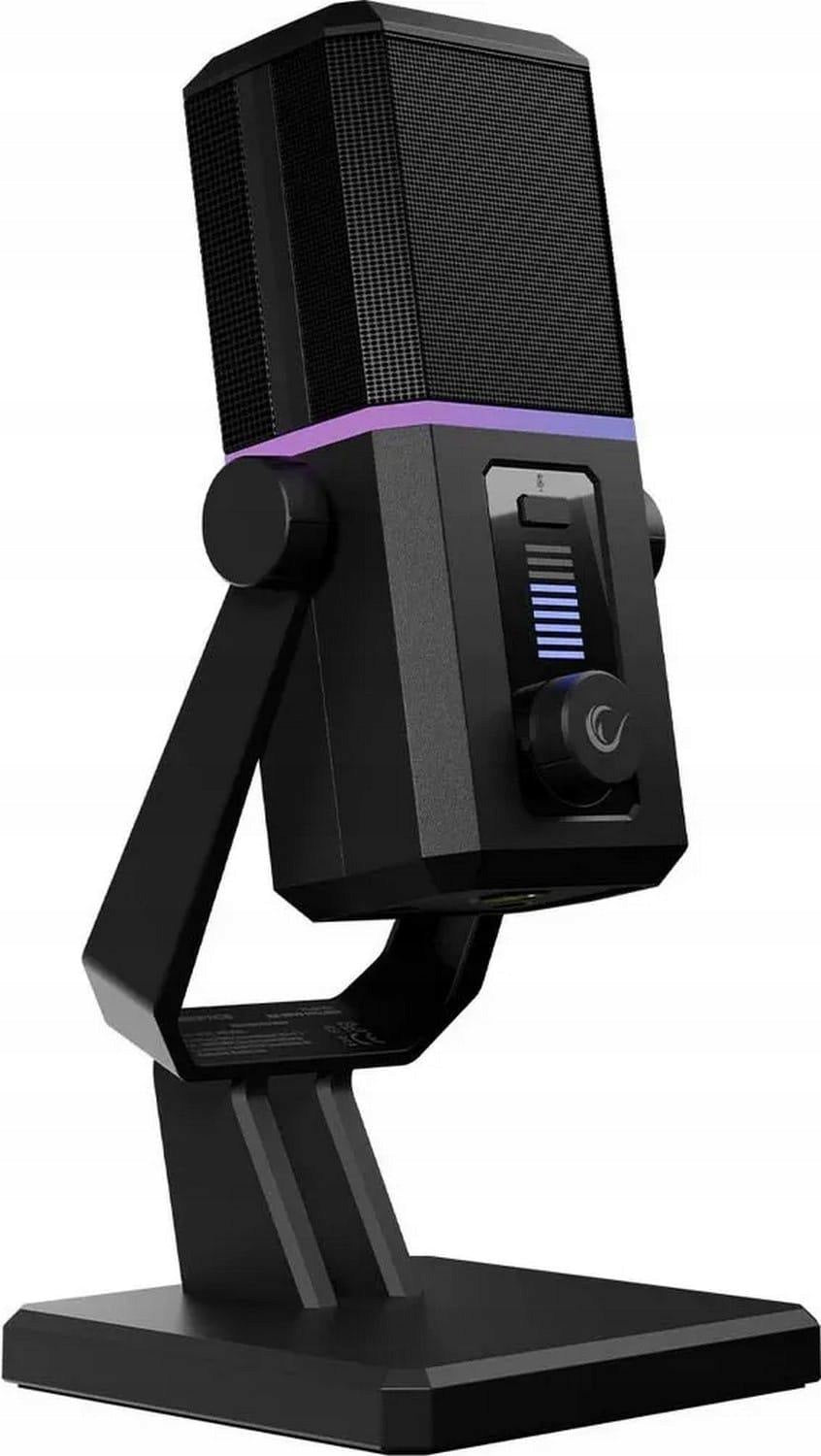 Rampage Cyclone RGB gaming microphone USB-C black