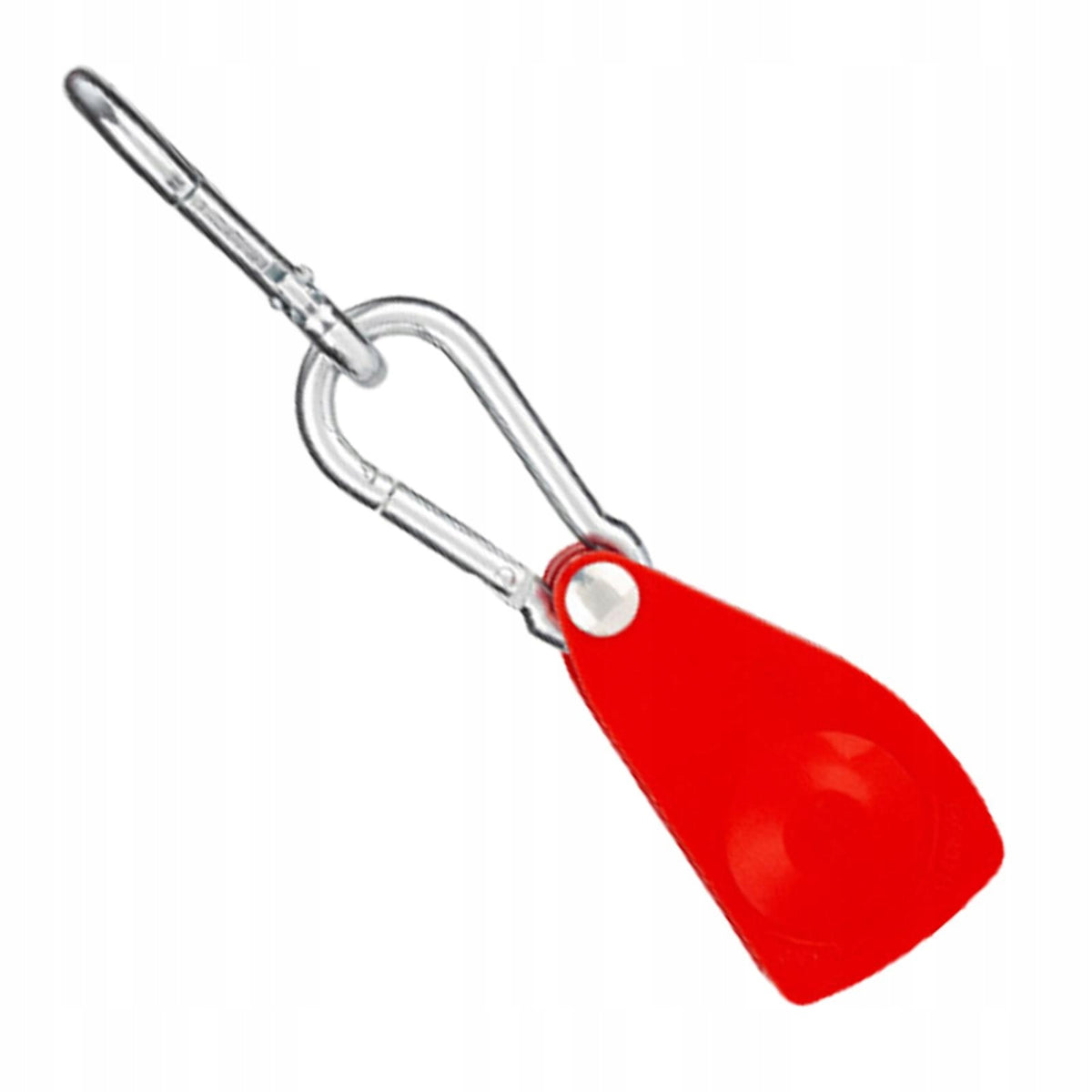 Ratchet Pulley System with Carabiners Secure Rope Heavy Duty Red Large