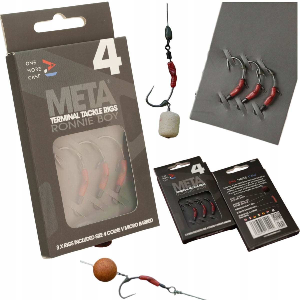Ready Hooks One More Cast Ronnie Boy Micro Barbed 4