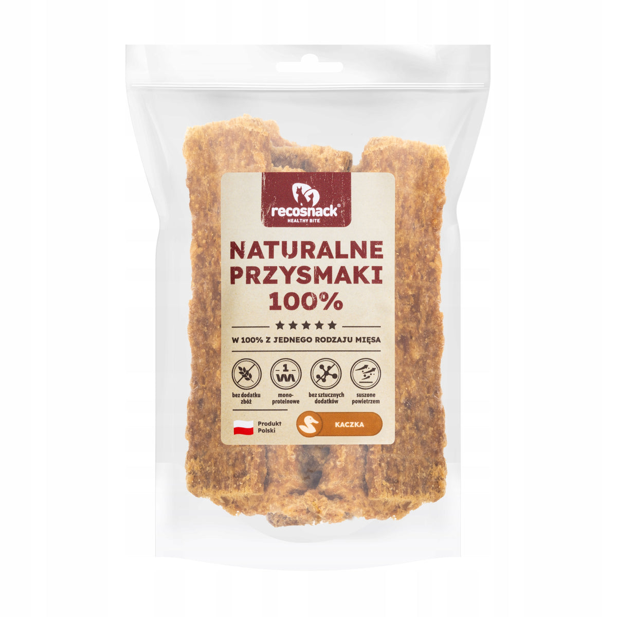 Recosnack MEAT STRIPS (12 cm) DUCK 100g PROMOTION -50%