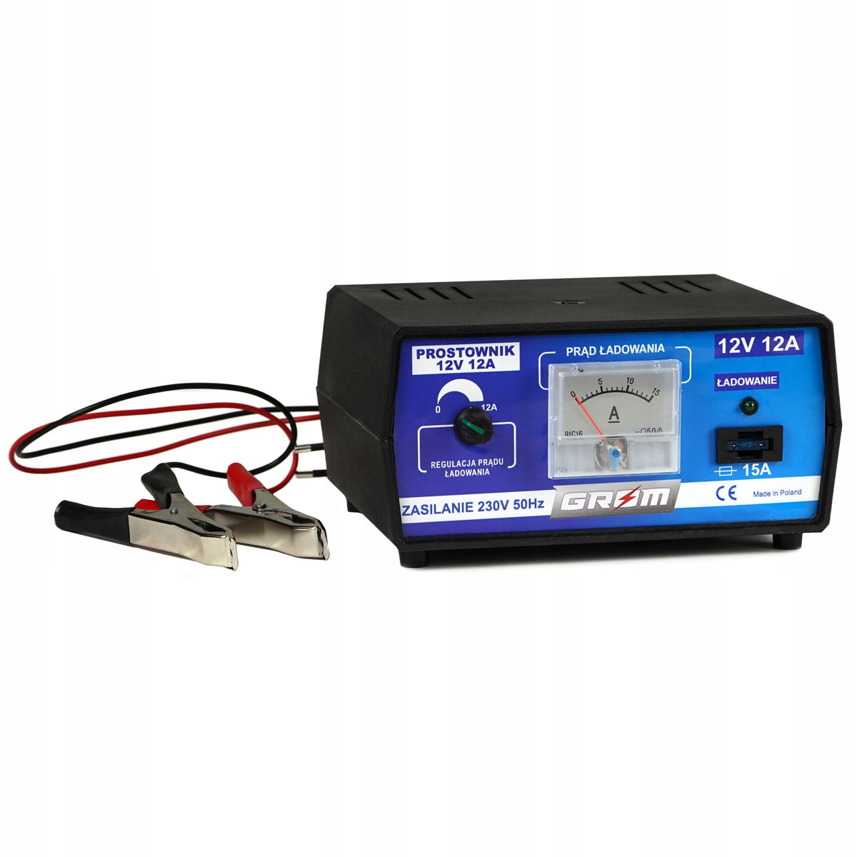 Rectifier with adjustable charging GROM 12V 12A