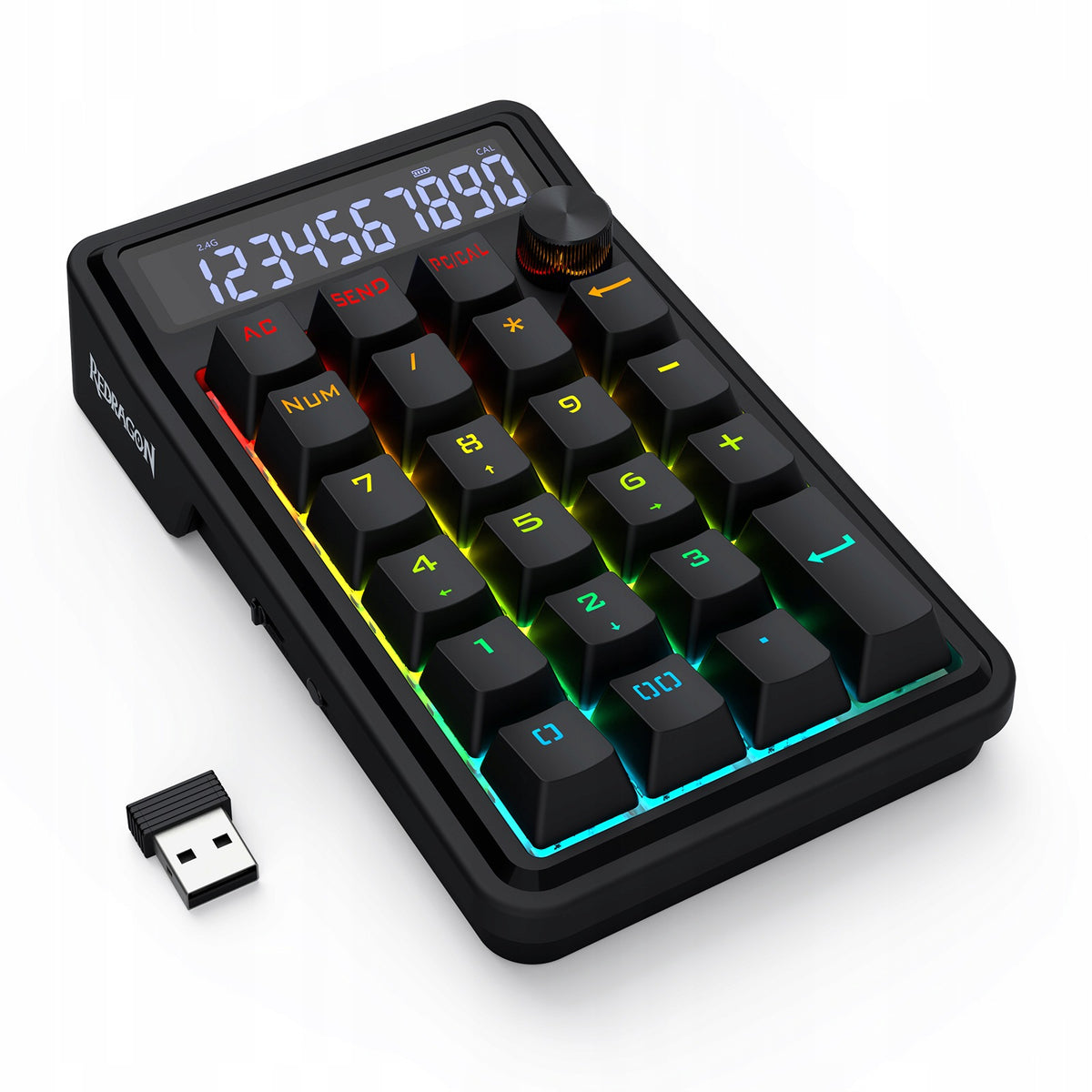 Redragon Cove K733-RGB-WL Wireless Numeric Keyboard with Calculator
