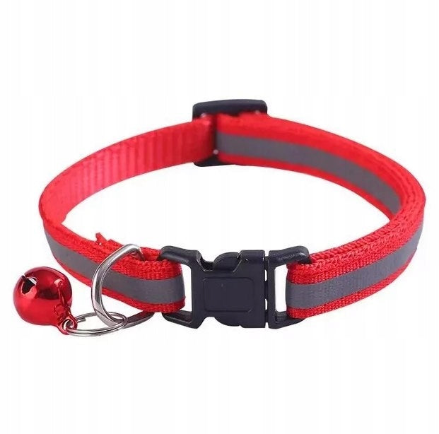 Reflective Cat Dog Collar with Bell