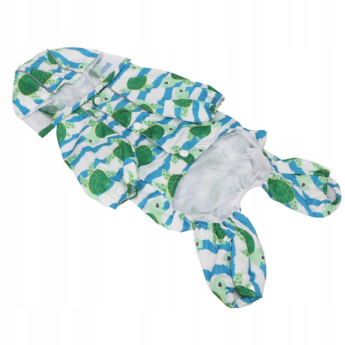 Reflective raincoat for puppies turtle pattern 69