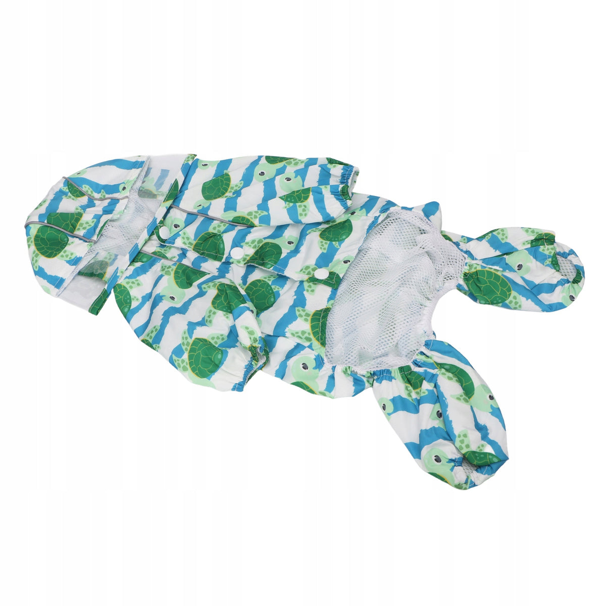 Reflective raincoat for puppies turtle pattern GG
