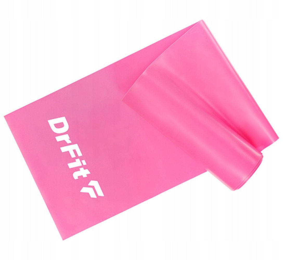 Rehabilitation Tape Latex Resistance Rubber for Stretching Exercise Strong Color pink
