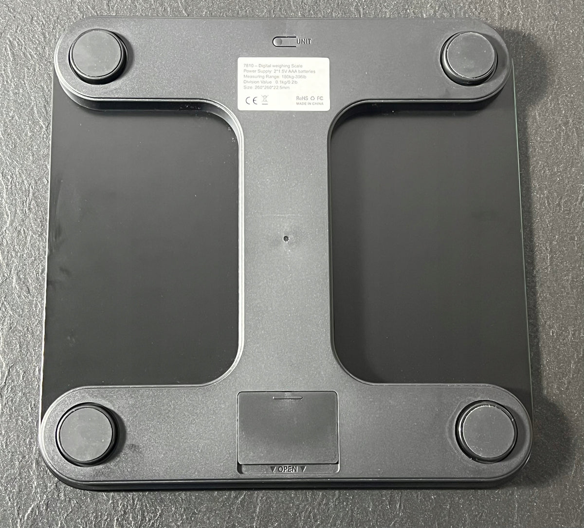 Reliance Medical Professional Digital Bathroom Scale with LED Display Packaging status original