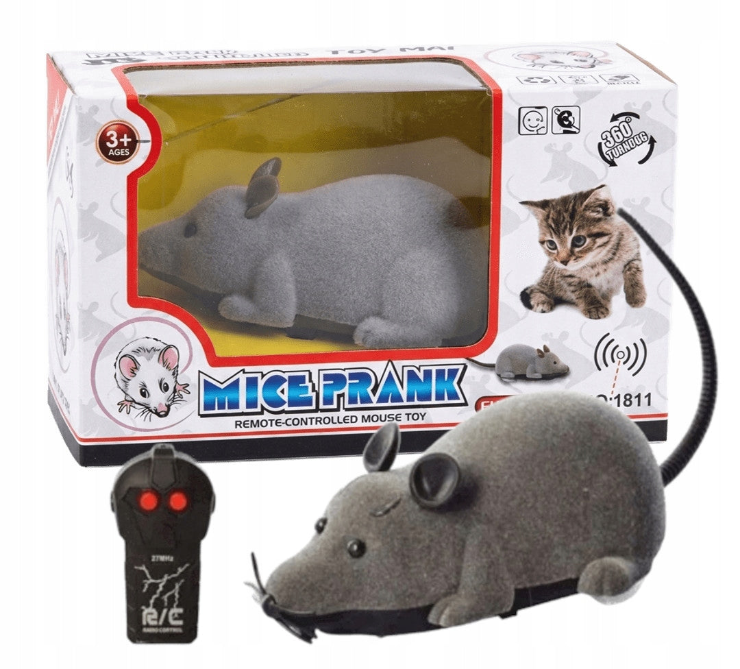 Remote Controlled Mouse Play Animal Fleeing Cat Toy