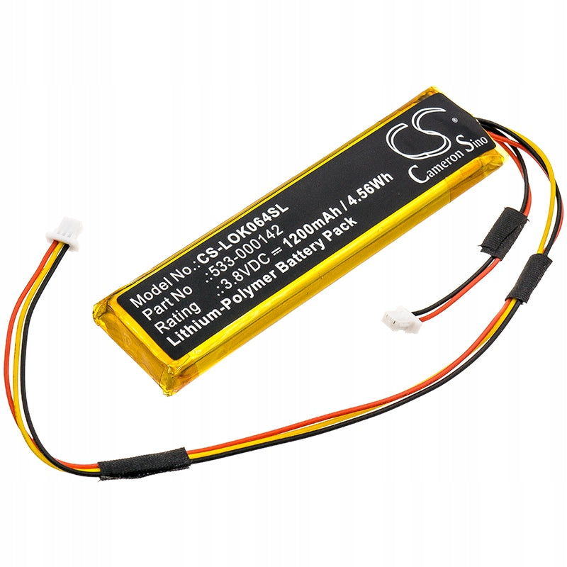 Replacement battery for Logitech Y-R0064 / 533-000142 1200 mAh Li-Polymer 3.8 V