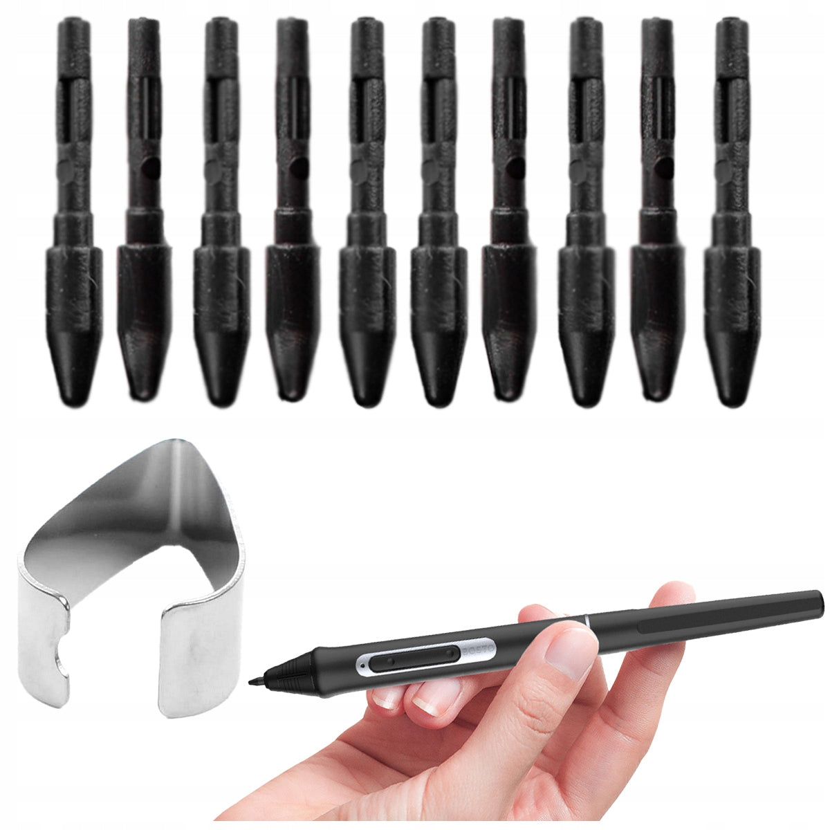 Replacement pen tips W09 for tablet BOSTO 10x + replacement device