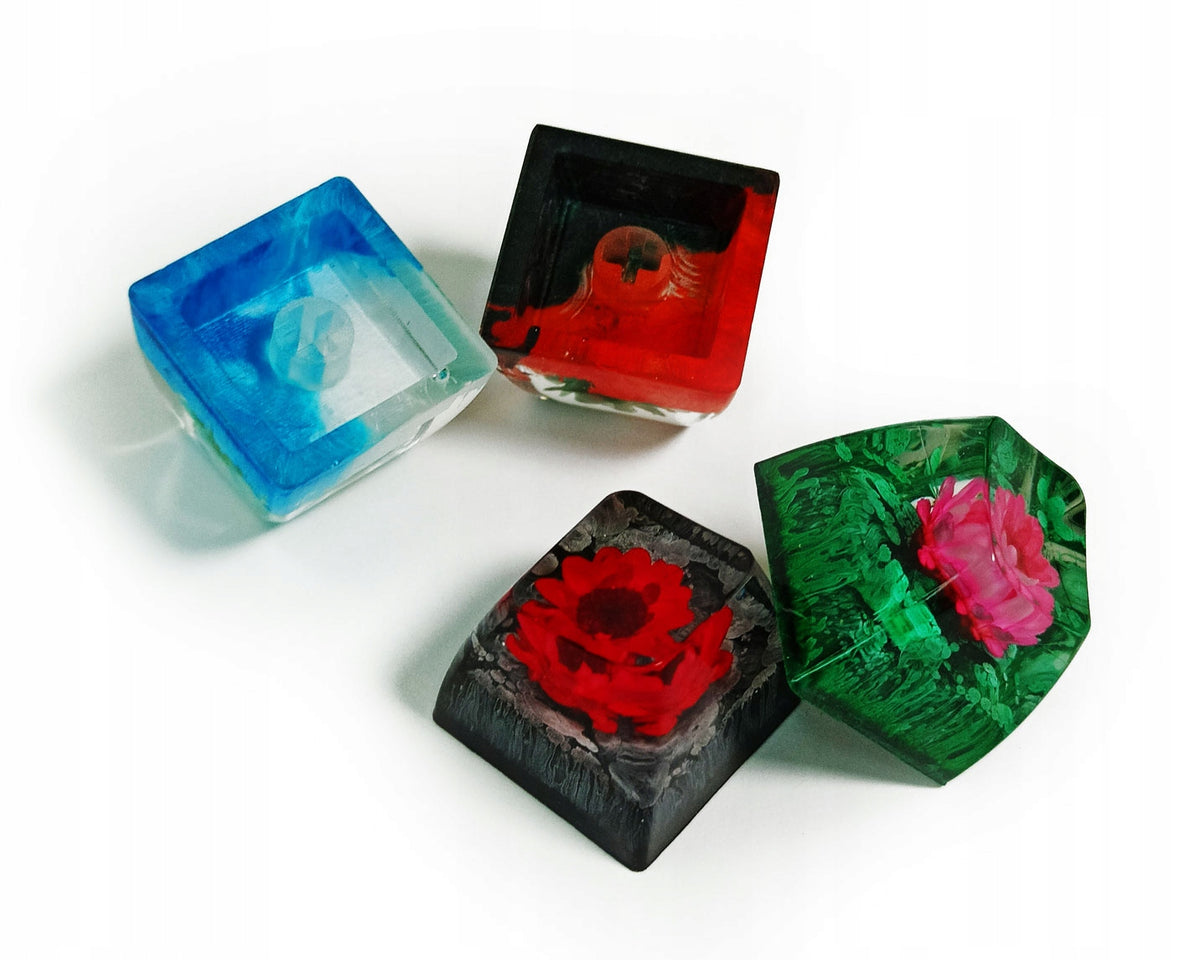 Resin Keycaps Custom Keycaps Koi Fish Custom ESC Packaging status original