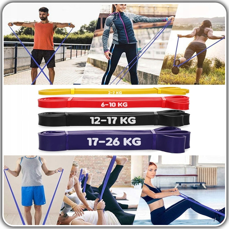 Resistance Bands 4pcs Pull-Up Set Strength Training Stretching Manufacturer code PZ_1014