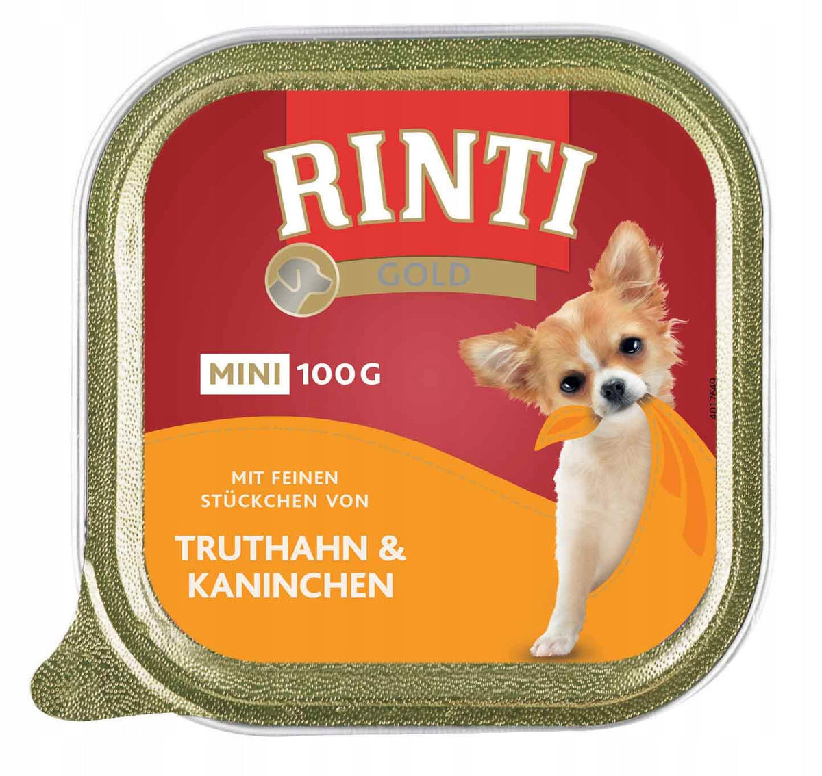 Rinti Gold Mini Turkey with Rabbit 100g – Mini Wet Dog Food