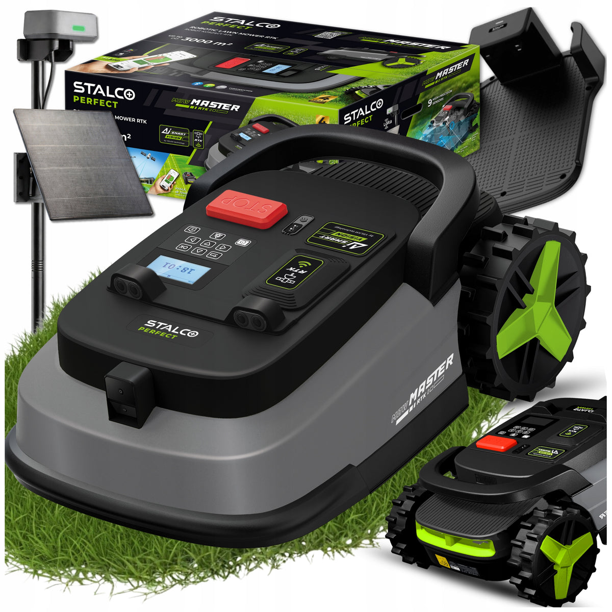 Robot mower STALCO PERFECT MowMaster RTK 3000m2 AI VISION STALCO