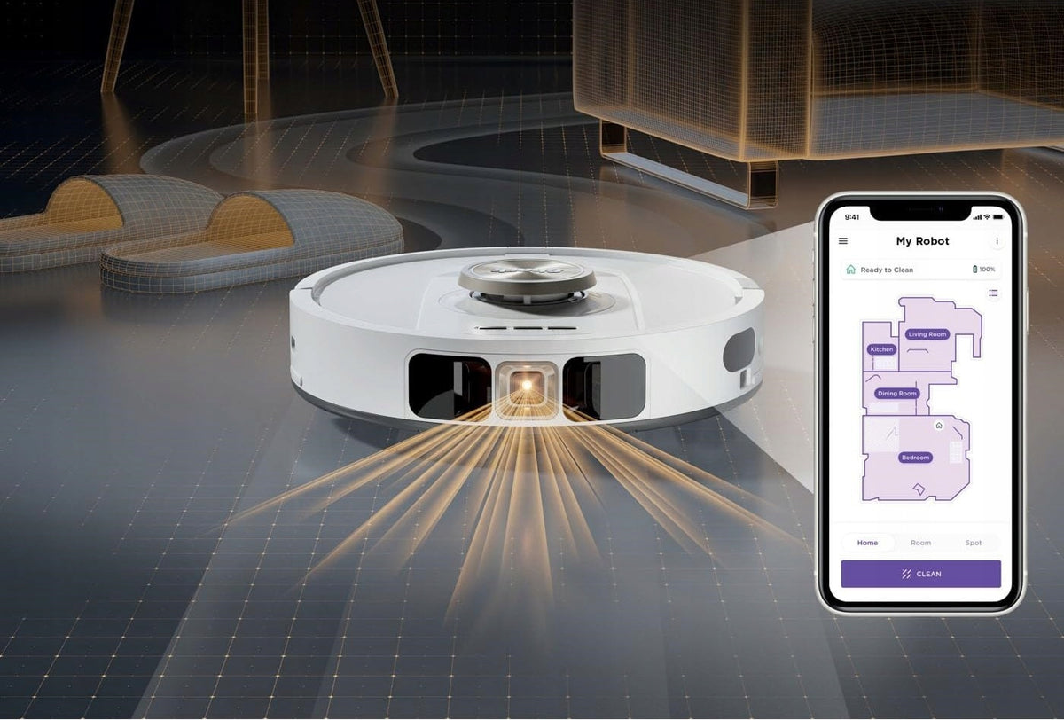 Robot vacuum cleaner mopping Shark PowerDetect 2in1 white AV2800ZEEUWH Manufacturer code AV2800ZEEUWH