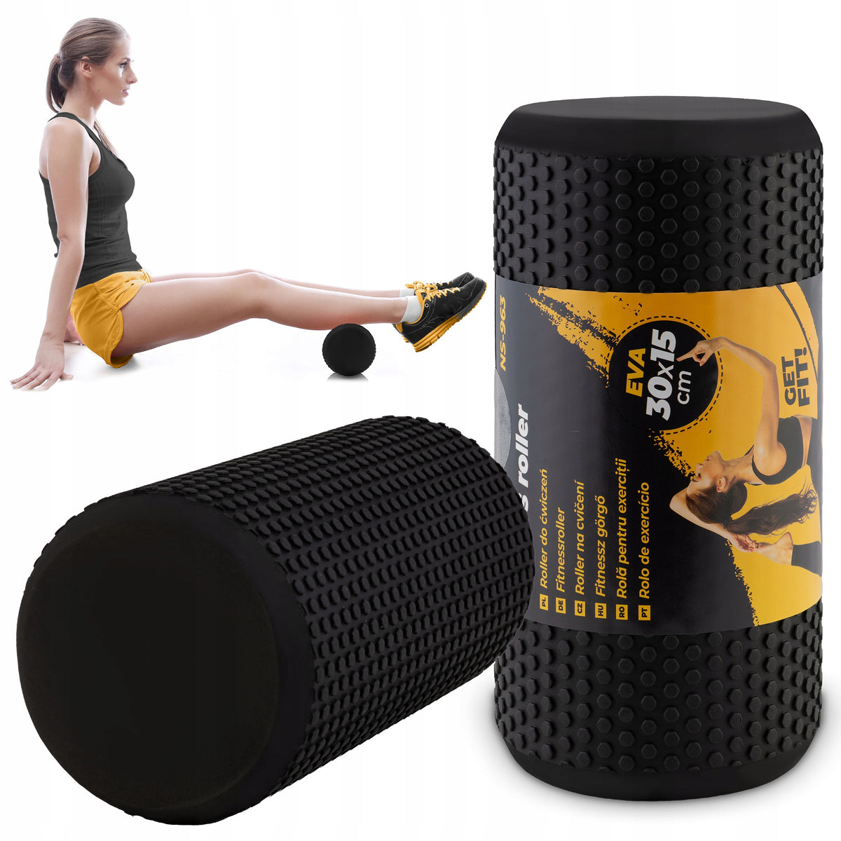 Roller roller for massage exercises roller massager Neo-Sport