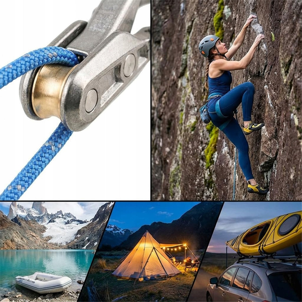 Rope With Roller Tensioner Rope Slide Bold Easy Tension Release Packaging status original