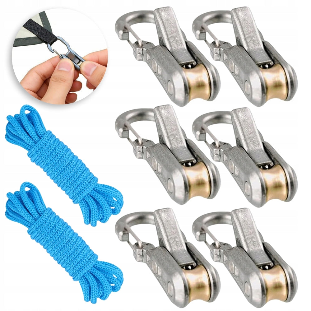 Rope With Roller Tensioner Rope Slide Thick Professional Easy Adjustment
